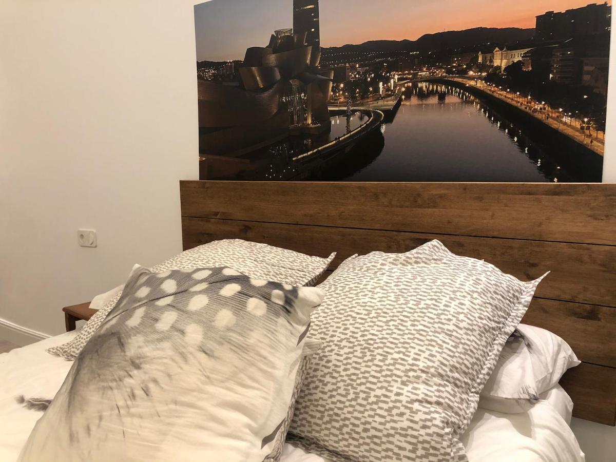 110 M2 Central Apartment In Abando Close To Guggenheim With Parking Bilbao Kültér fotó