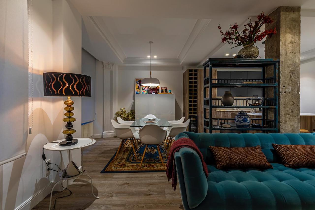 110 M2 Central Apartment In Abando Close To Guggenheim With Parking Bilbao Kültér fotó