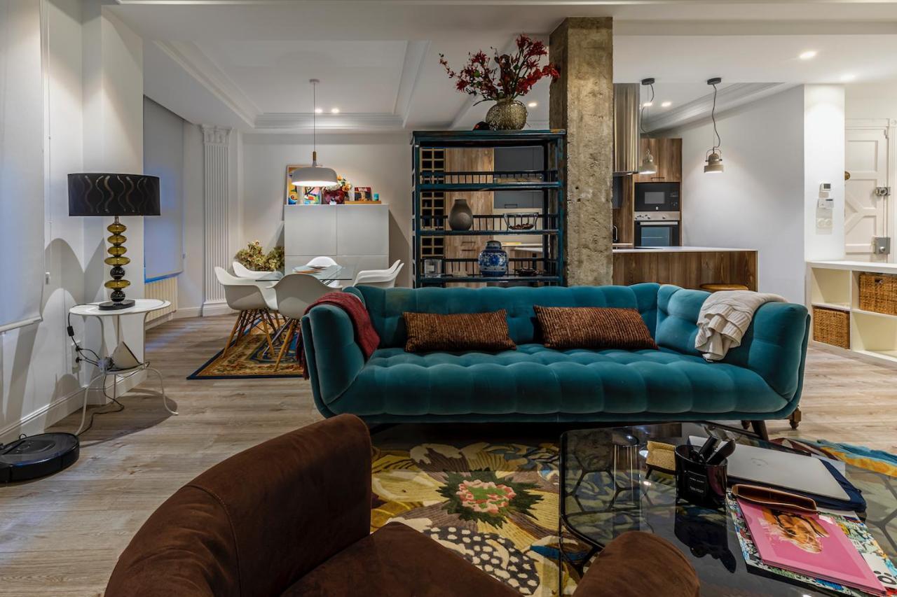 110 M2 Central Apartment In Abando Close To Guggenheim With Parking Bilbao Kültér fotó
